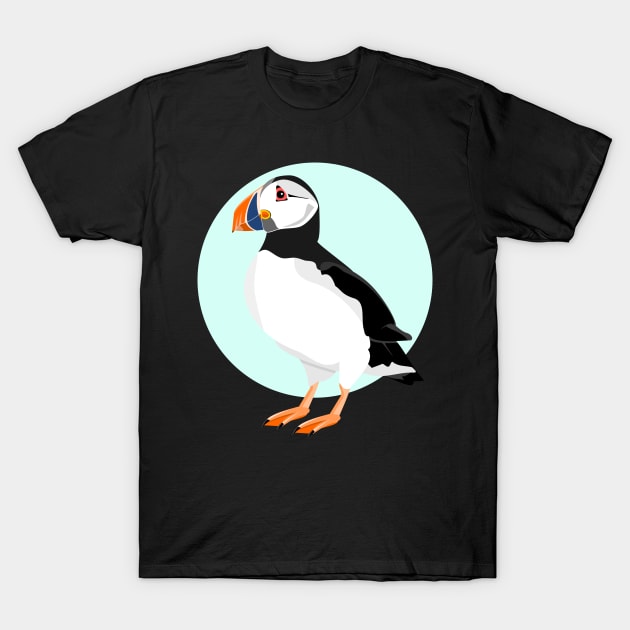 Puffin T-Shirt by mailboxdisco